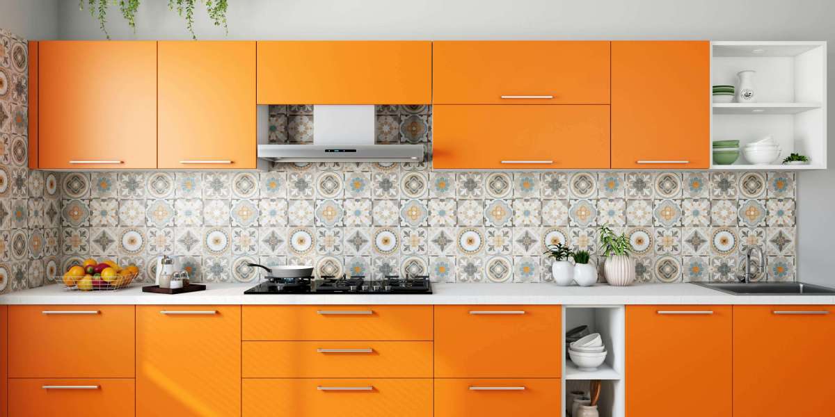 Can a splash of colour brighten up your kitchen?