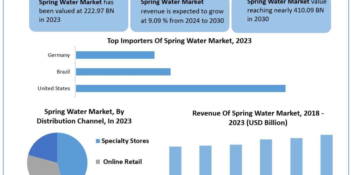 Spring Water Market 	Data Decoded: Segmentation, Outlook, and Overview for Business Success | 2024-2030