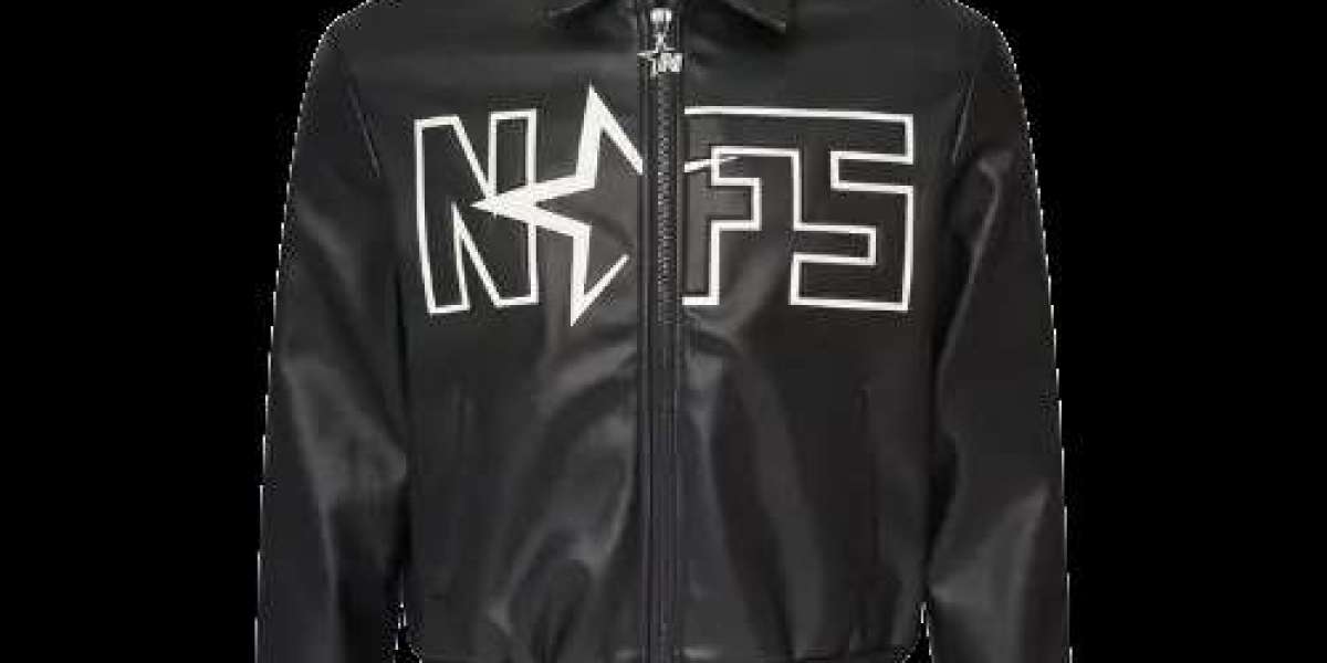 Black Noneofus Leather Jacket