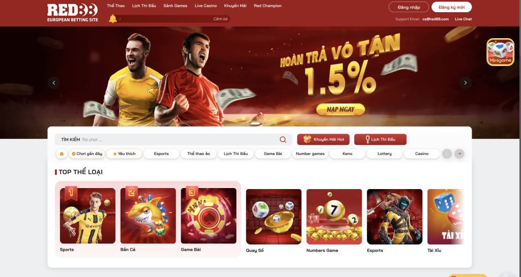 Red88 Nhà Cái Uy Tín Hàng Đầu Châu