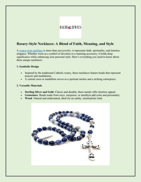 Rosary-Style Necklaces A Blend of Faith, Meaning, and Style.pdf