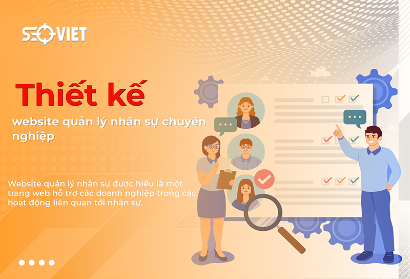 Thiết kế website quản lý nhân sự chuyên nghiệp - SEO VIỆT