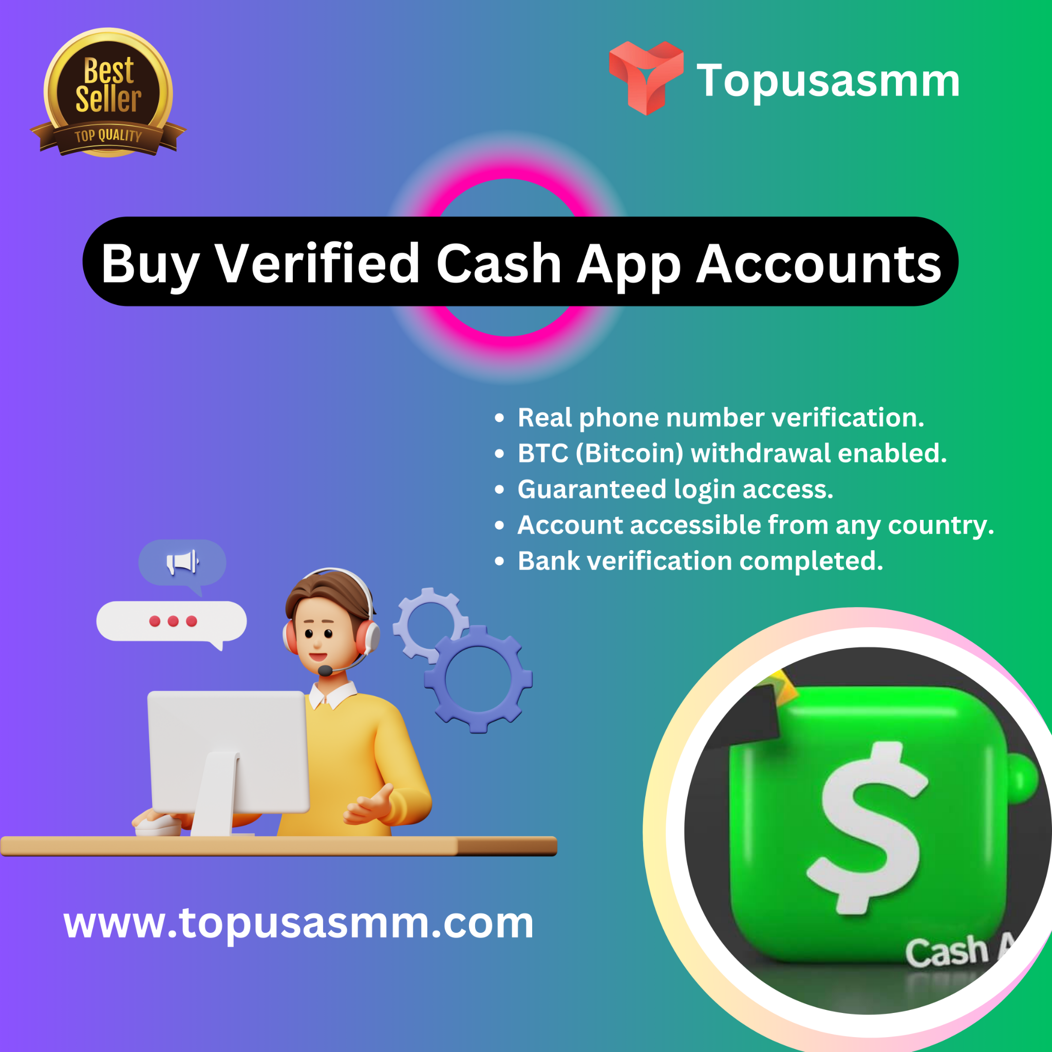 Buy Verified Cash App Accounts - | 100% BTC Withdrawal Enabled