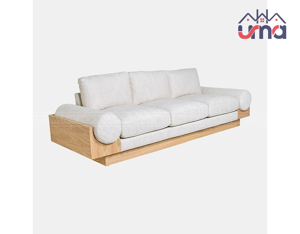 Sofa Gỗ Sồi Lót Nệm Sang Trọng SFGO003 - Nội Thất UMA