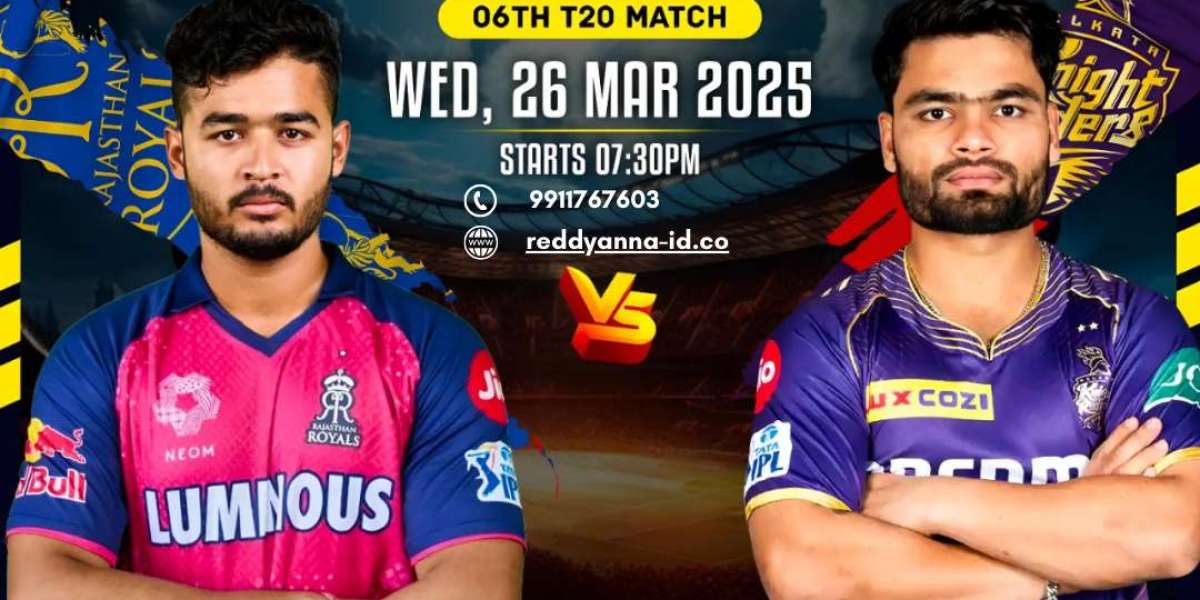 Experience the Thrill of IPL 2025 with Reddyanna: How to Secure Your Online Exchange Cricket ID for RR vs KKR.