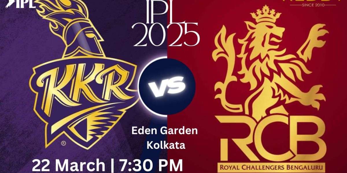 Countdown to IPL 2025 with Reddyanna ID: Key Matchups in the KKR vs RCB 1st IPL Match Showdown.
