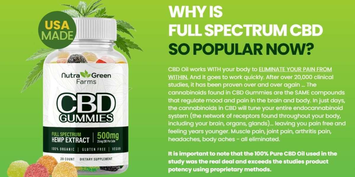 Nutra Green Farms CBD Gummies Price In USA "Official Website"
