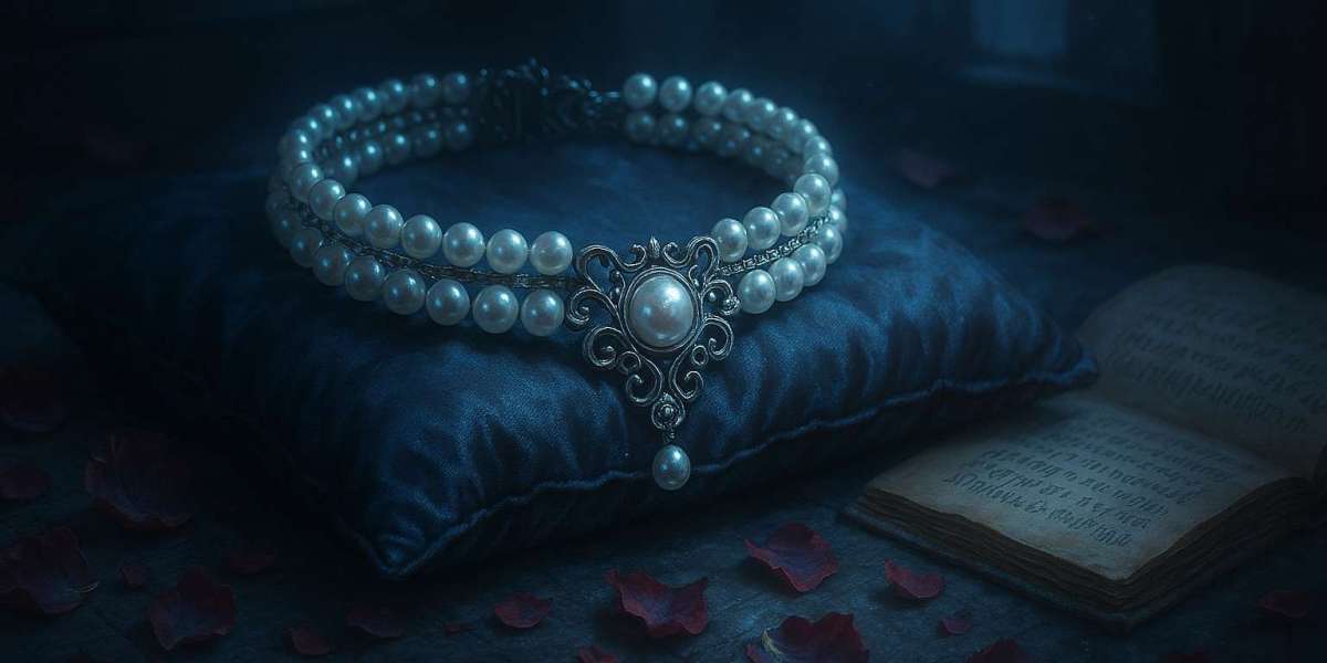 Exquisite Real Pearl Choker Necklace Set – Authentic & Timeless Jewelry