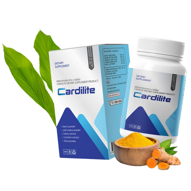 Cardilite ช่วยลดความดันโลหิต ราคา 960 บาท - เว็บไซต์ทางการ