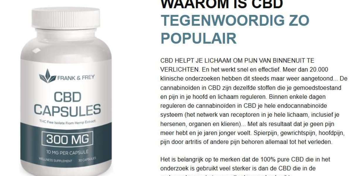 Voordelen van Frank Frey CBD Capsules NL voor een gezonder leven