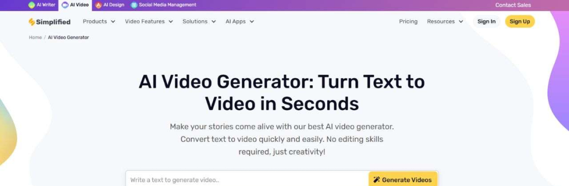 AI Video Generator Cover Image