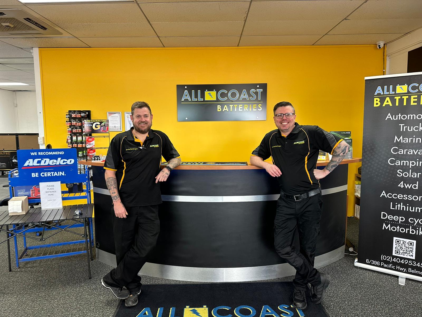 All Coast Batteries | Your Local Battery Supplier