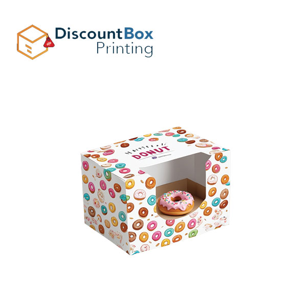 Custom Printed Donut Packaging Boxes at Wholesale