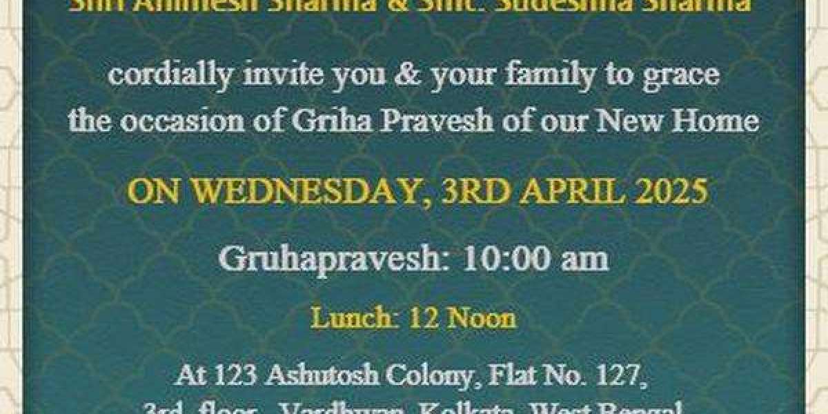 Griha Pravesh Card – Design Your Housewarming Invitation Online with CraftyArt