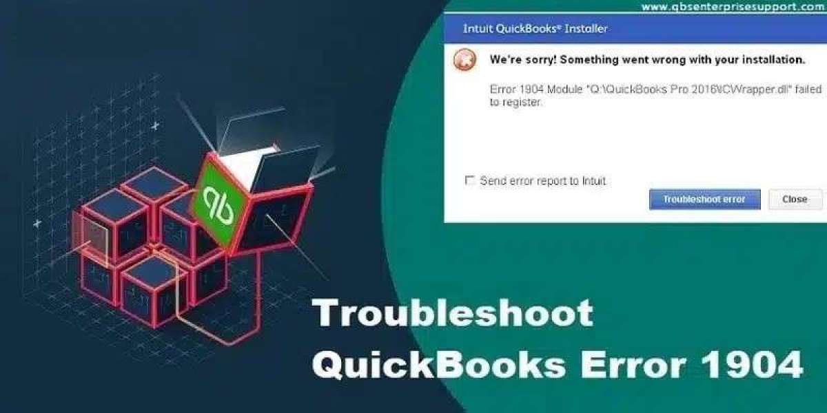 Fix QuickBooks Error 1904: Failed to Register While Installing
