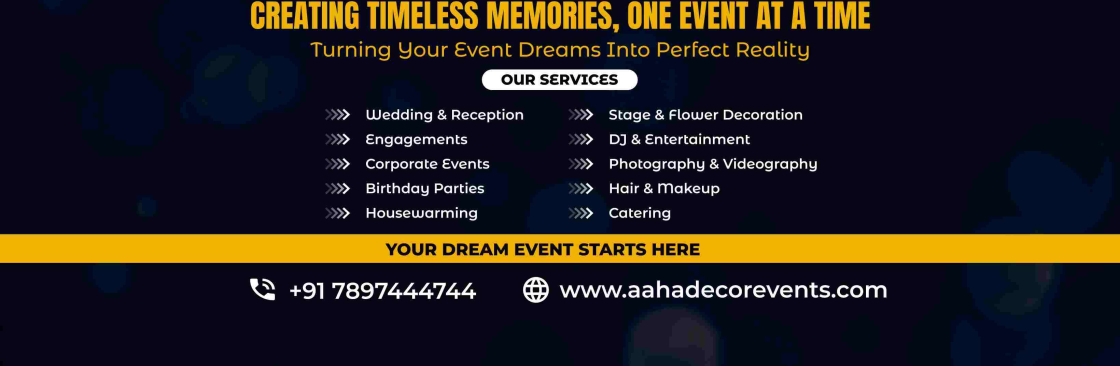 Aaha Decor Events Cover Image
