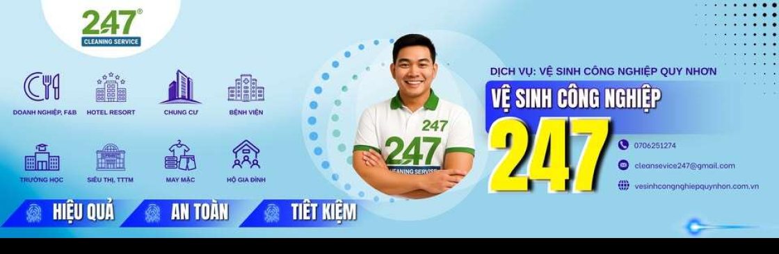 Vệ sinh công nghiệp 247 Quy Nhơn Cover Image