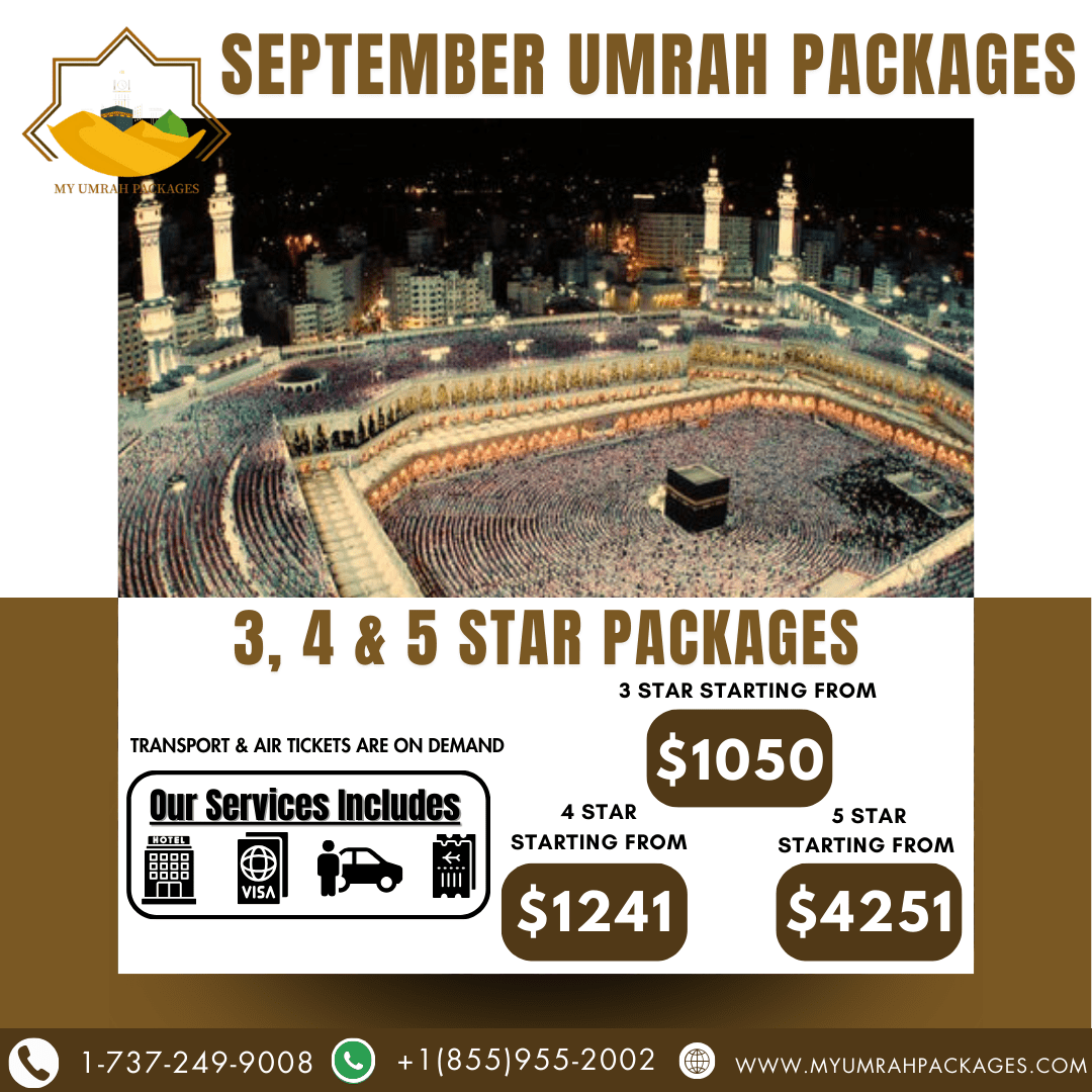 September 2025 Umrah Packages: Book Now!
