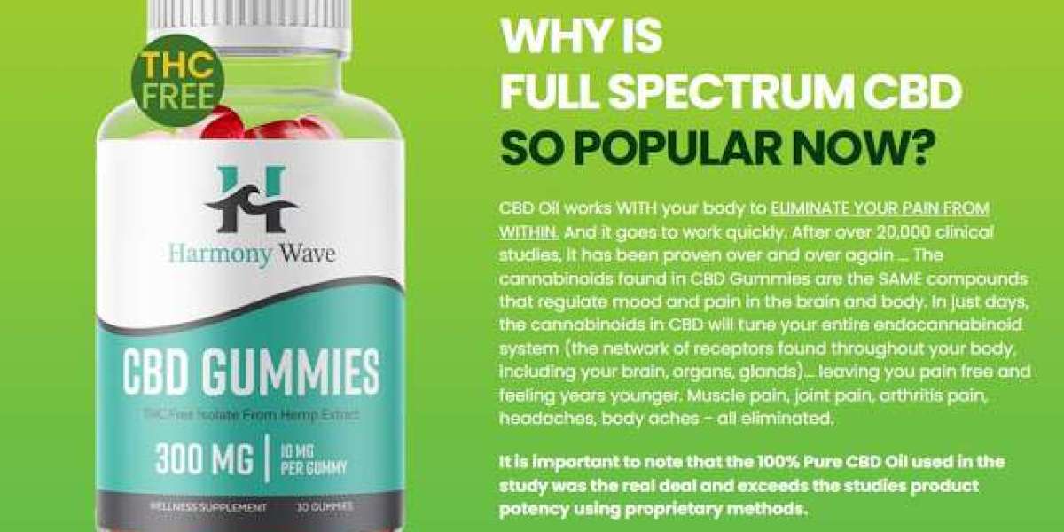 Check The Benefits And Best Results, HarmonyWave CBD Gummies