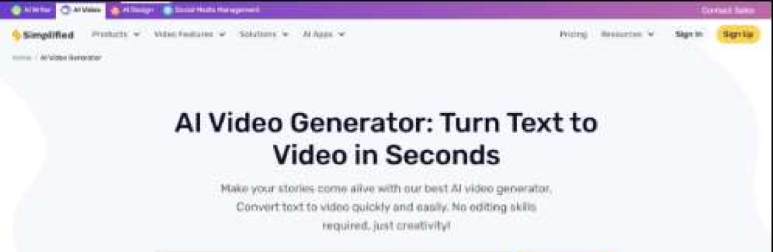 AI Video Generator Cover Image