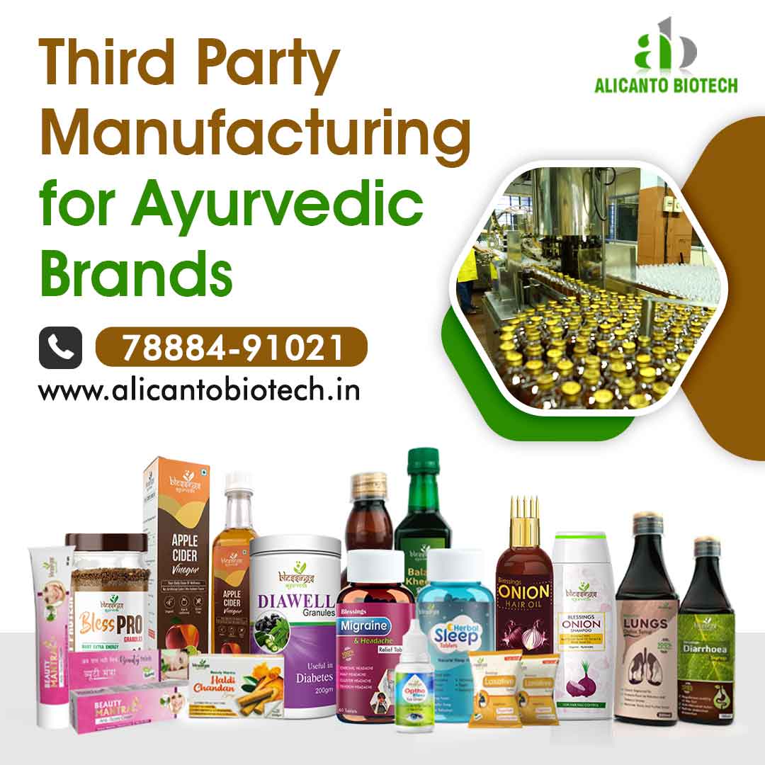 Third Party Manufacturing for Ayurvedic Brands