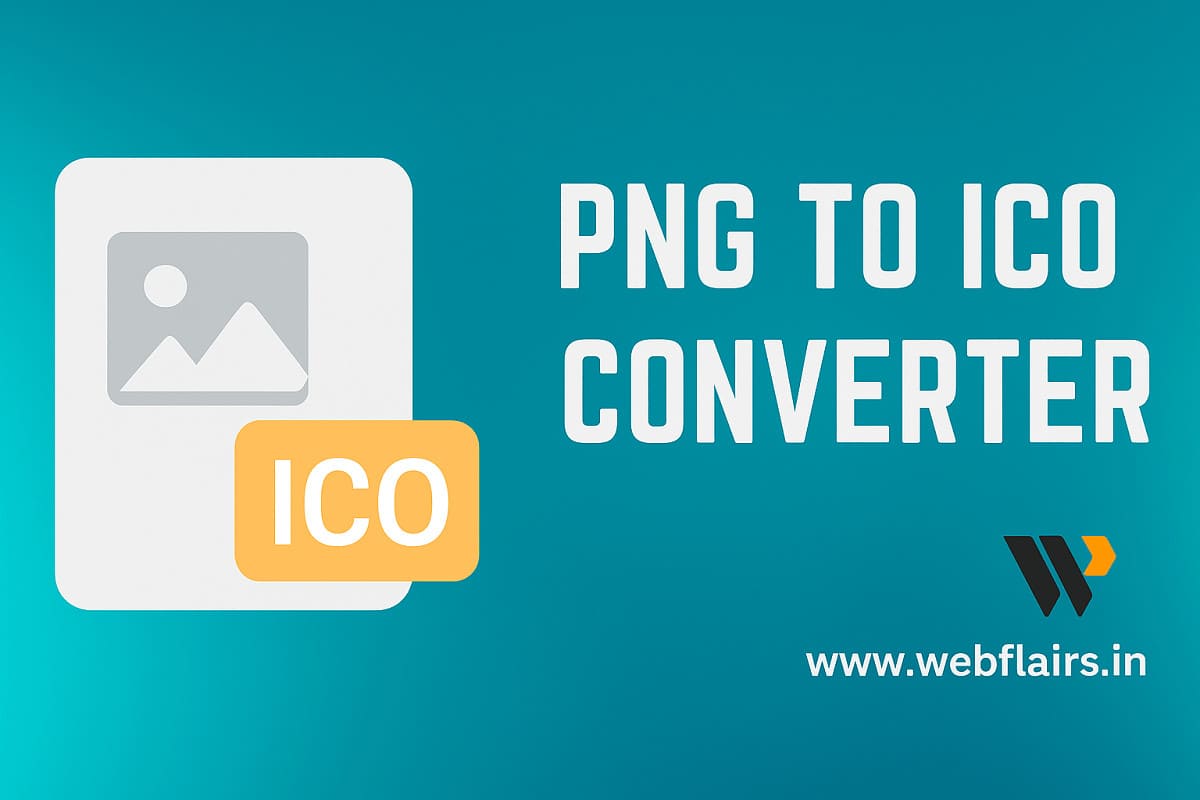 PNG to ICO Converter Online - WebFlairs