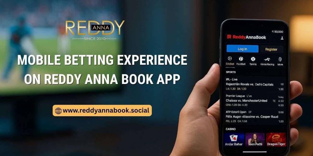 Mobile Betting Experience on Reddy Anna Book App