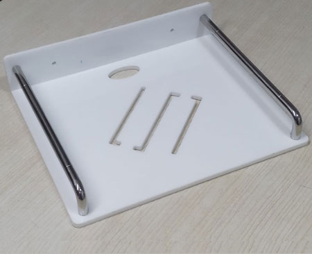 Wall Mounted Acrylic Set Top Box Stand | Acrylic Telephone Stand