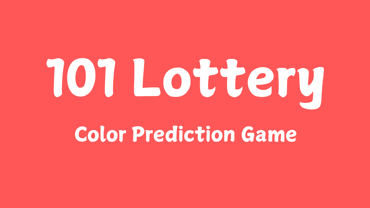 101 Lottery Login