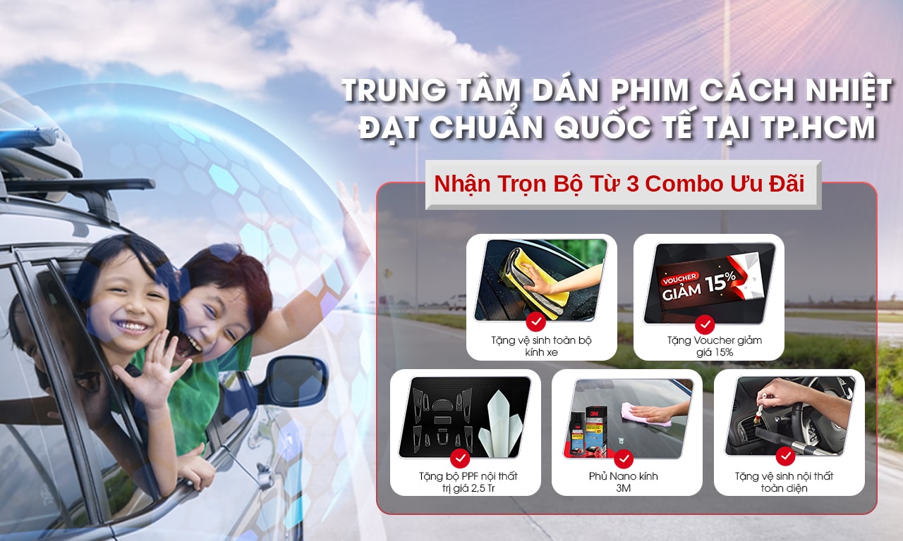 Dán phim cách nhiệt ô tô, xe hơi - Thương hiệu tốt nhất 2025