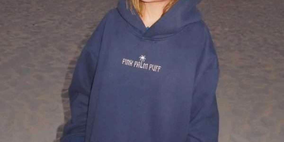 Pink Palm Puff Hoodie Fits Perfectly This Season