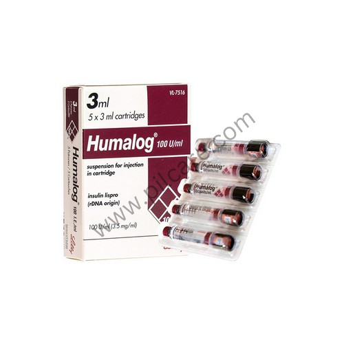 Humalog 100IU/ml Solution for Injection - N Chimanlal Enterprises