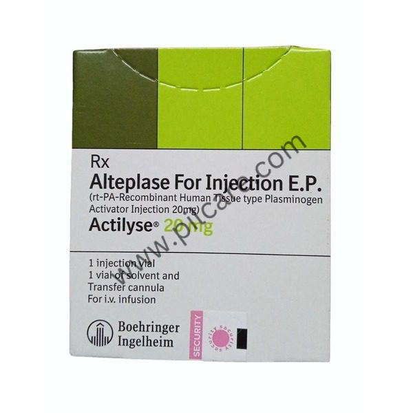 Actilyse 20mg Injection - N Chimanlal Enterprises