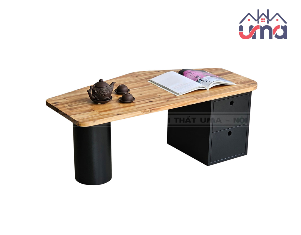 Bàn Sofa Gỗ Có Ngăn Kéo Tiện Nghi BSF007 - Nội Thất UMA