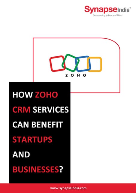 How Zoho CRM Services Can Benefit Startups and Businesses | PDF
