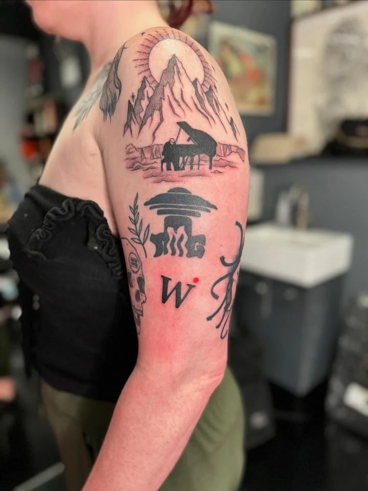 Space Cat Tattoo - Arlington Heights - Tattoo Phile