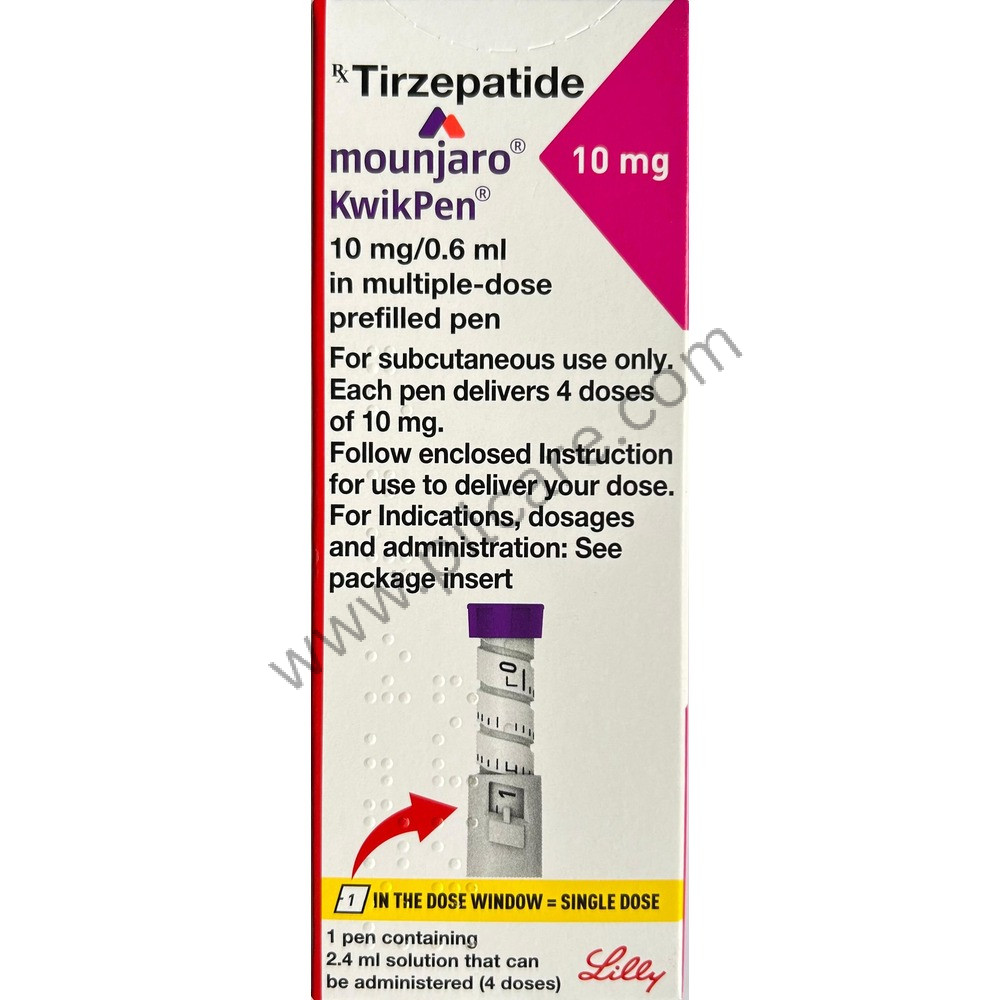 Mounjaro 10mg KwikPen solution for injection in pre-filled pen - N Chimanlal Enterprises