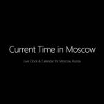 Current Time in Moscow Profile Picture