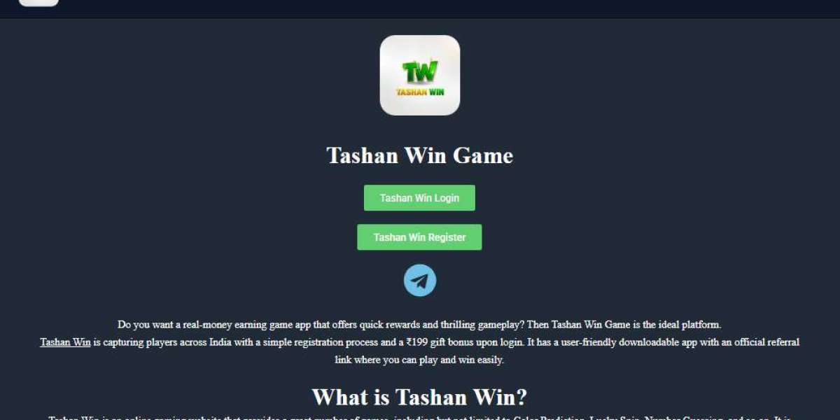 Tashan Win – Play Smart, Win Big, and Enjoy Real Rewards Online