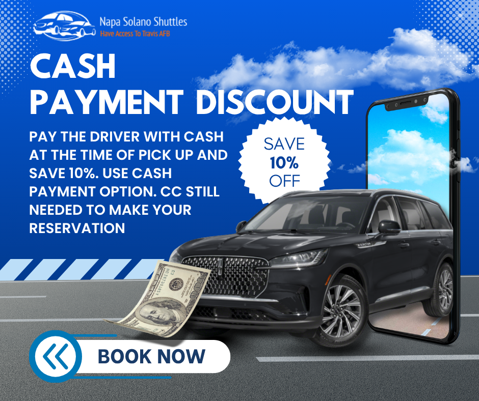 Napa Valley Wine Tour - Airport Service - Solano County - Travis AFB