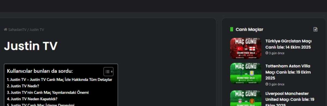 justin tv Cover Image