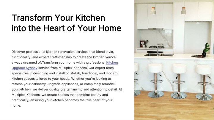 PPT - Kitchen Upgrade Sydney - Multiplex Kitchens PowerPoint Presentation - ID:14637306
