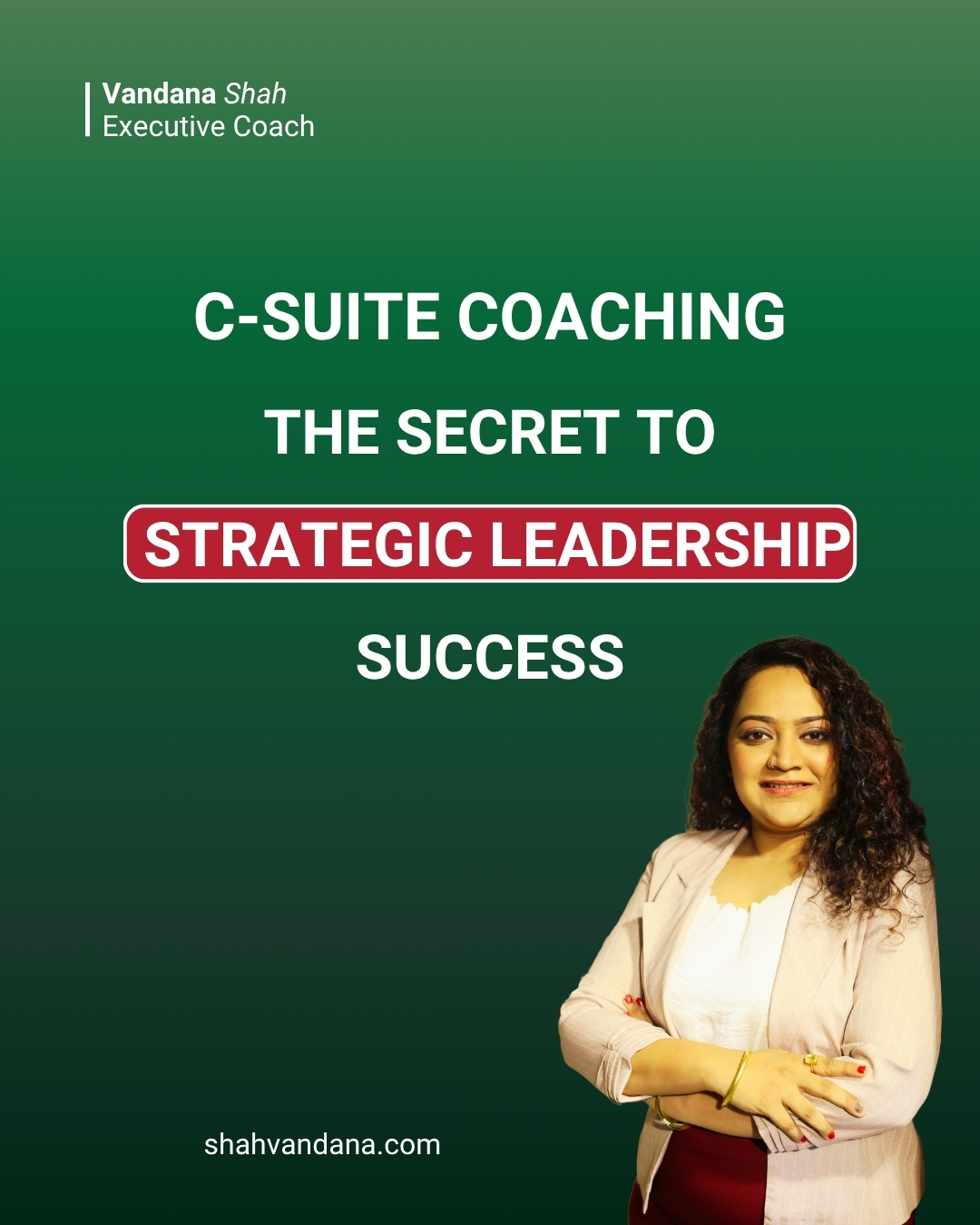 C-Suite Coaching for Senior Leaders - Vandana Shah