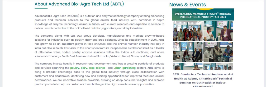 ABTL Advanced Bio Agro Tech LTD Cover Image