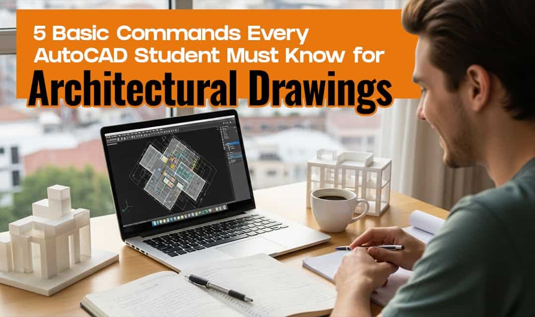 5 Basic Commands Every AutoCAD Student Must Know for Architectural Drawings