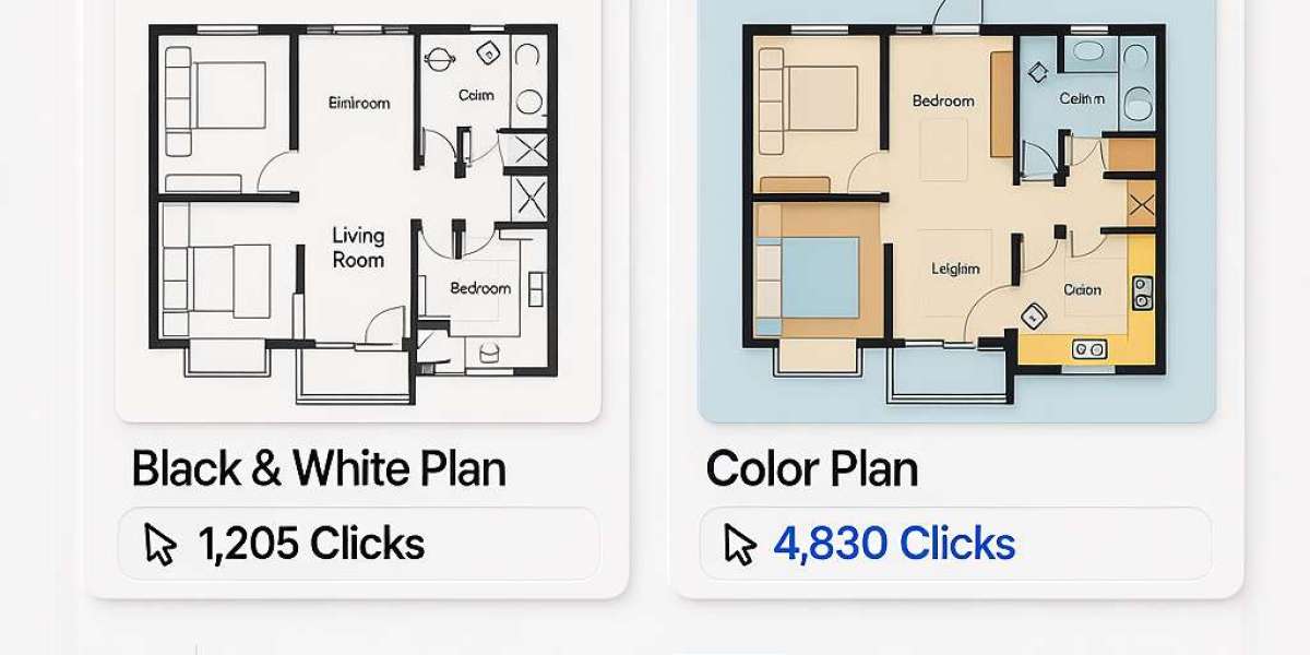 Floor-Plan Marketing: Do 2D Color Plans Increase Click-Through Rates?