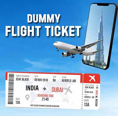 Apply Online for Dummy Air Ticket - Quick & Easy Process.