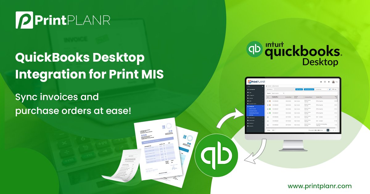 QuickBooks Desktop Integration for Print MIS | PrintPLANR