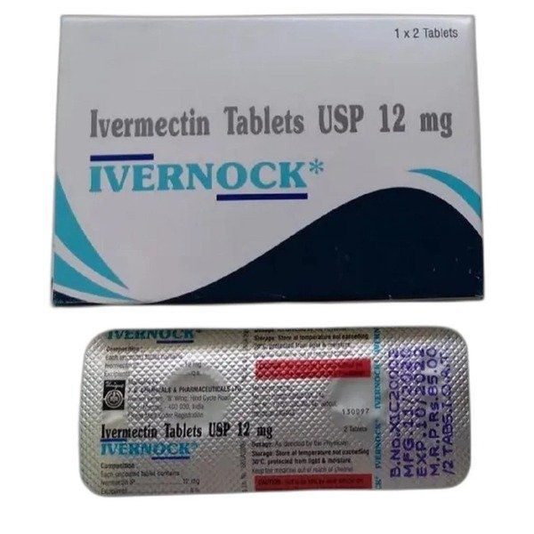 Ivernock 12 mg (Ivermectin) Tablets - Ivercares