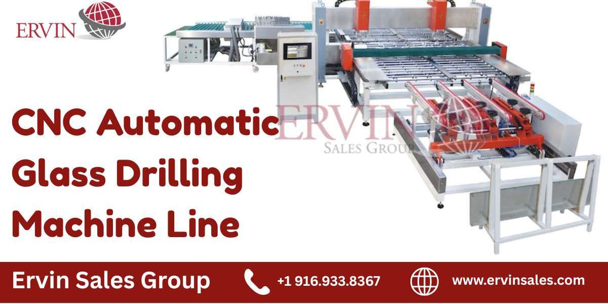 CNC Automatic Glass Drilling Machine Line | Ervin Sales Group USA